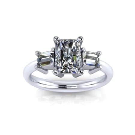 Radiant-Cut Engagement Rings