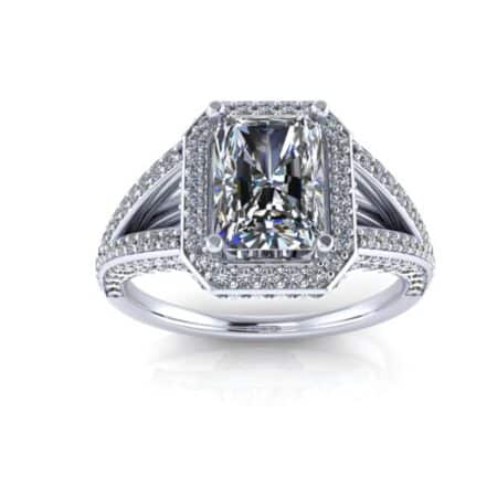 Radiant-Cut Engagement Rings